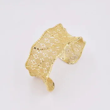 NEW Visoke Kakovosti Ltaly 750 Zlato barvo Nakit Set Za Ženske afriške kroglice modni nakit Zapestnica