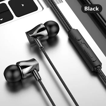 VPB Športne Slušalke 3,5 mm Debelo Žično Super Bass Zvok Slušalke Pisane Crack Slušalke Z Mikrofonom Za Prostoročno Huawei