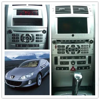 Za Peugeot 407 2004-2010 Android 10 Carplay Radio Predvajalnik DSP Avto GPS Navigacija Vodja Enote, Avtomobilski Stereo sistem WIFI DSP BT