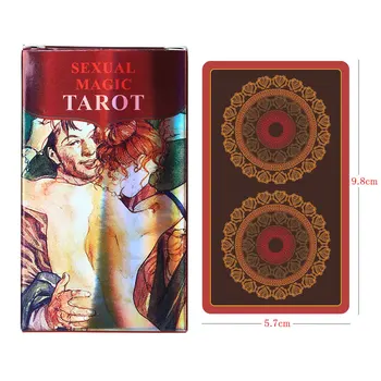 Flash Tarot Kartice Čarobno spolno tarot Oracle Krovu Krov Igre Palying Kartice