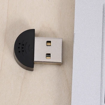 Prenosni Neposredno Povezovanje Gonilnik USB Mini USB-Mikrofon Zvočna kartica za PC Mac Kondenzatorja Snemanje Microfone Ultra-široko