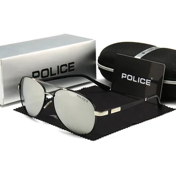 Pilotni POLICIJA sončna Očala za Moške Klasičnih Polarizirana Leče blagovne Znamke Oblikovalec Moških Vožnje Retro Sonce Stekla UV400 Occhiali da edini P618