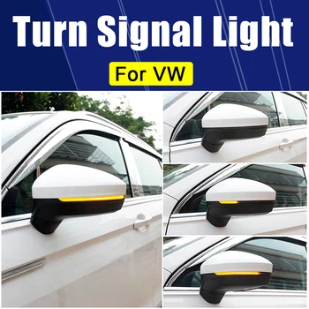 Dynamic LED Blinker Strani Ogledalo Oznako Vključite Opozorilne Luči luči Za VW Volkswagen Tiguan Tiguan MK2 2017+ Touareg MK3 EU 2019