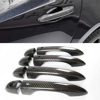 Avto styling 3K keper Pravi ogljikovih vlaken Auto zunanji vrat ročaj kritje Za Maserati Ghibli quattroporte Levante 2013-2020