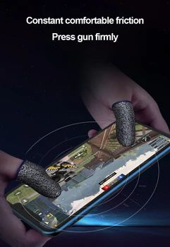 2pcs Igra Rokavice Prst Rokavi Znoj-dokazilo Elastična Gaming Zaslon Rokavice Pletene Igra Rokavi Dihanje Občutljive Mobilne Dotik