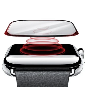 Zaslon Patron stekla za apple watch band 44 mm 40 mm iwatch serije 5 4 3 2 1 42/38 mm Kaljeno Steklo Film apple ura 5 3 4