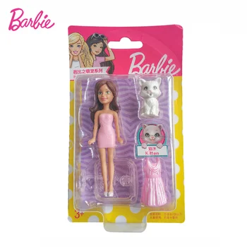 Mini Barbie Dekle Lutke Risanka Srčkan Hišne Serije Princesa Dekle Rojstni dan Presenečenje Darilo Srčkan Igrače za Otroke Modne Lutke za Dekleta