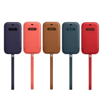 Za Magsafe Leather Case 1:1 Pravega Usnja Primeru za iPhone 12 Pro Max Magnetni Zaščitna Telefon Kritje za iPhone 12 Pro Mini