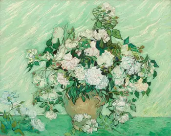 GATYZTORY Okvir Van Gogh Rose DIY Barvanje Z Številkami Wall Art Slike S Številkami Akril Platno Doma Decors Diy Darilo Umetnosti