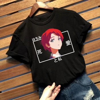 Čudno Jajce Prednost Momoe Sawaki Anime T-shirt Priložnostne Kratek Rokav O-vratu Tiskanja Ženska Krpo