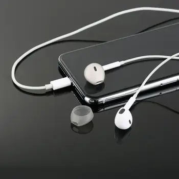 V ušesu Slušalka Za Airpods Brezžično tehnologijo Bluetooth, združljiva Za Iphone Slušalke Blazinic Kape Slušalke Primeru Earpads