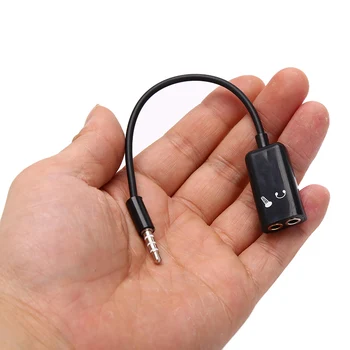 3,5 mm Eno Luknjo Prenosni Računalnik Za Dvojno Odprtino za Slušalke Mikrofon Kabel 2 V 1 Audio Glavo Cepilec za IOS za Android