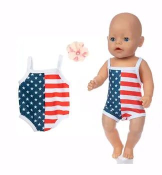 2021 Nov modni Bikini Primerni Za 43 cm Baby Doll 17 Palčni Prerojeni Baby Doll Oblačila