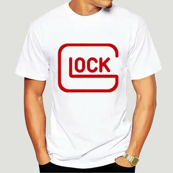 Smešno Moške Čisto Lycra Oblačila T-majica Lycra Multicolor Natisnjena Kratka sleeved Glock Logotip Moda Moška Oblačila za vsak Dan Priložnostne