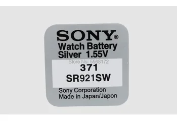 100 kozarcev Sony 1.55 V AG6 371 SR920SW LR920 SR927 171 370 L921 LR69 SR920 Za Gledanje Gumb Baterije Eno zrnje pakiranje