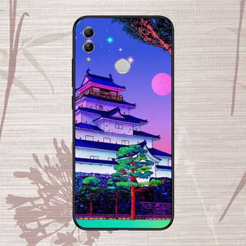 Pixel Art Estetske Silikonski Primeru Telefon Za Huawei Honor pogled 7a5.45inch 7c5.7inch 8x 8a 8c 9 9 10 20 10i 20i pro lite