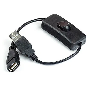 Trajno Adapter NOVE Vroče 28 cm Kabel USB s Stikalom ZA vklop/IZKLOP Kabel Podaljšek za Preklop USB Lučka USB Ventilator za napajalnik Line