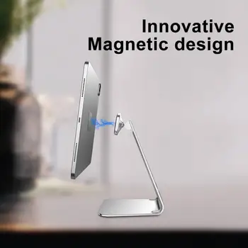 Vrtljiv Magnetni Aluminij Zlitine Tablet Nosilec Za Ipad Mobilni Telefon Mobilni Zložljivi Nosilec Za Telefon, Ki Stojijo Za Podporo