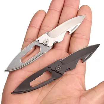 Mini Večnamenski Nož Za Kampiranje Na Prostem Nož Prenosni Tipko Nož Folding Nož Za Sadje Taktično Prostem Preživetje Orodje