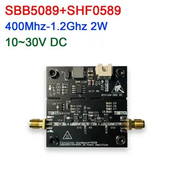 SBB5089 + SHF0589 40 mhz~ 1200Mhz 2W RF power Ojačevalnik Za Ham Radio HF VHF UHF FM oddajnik 315MHZ 433MHZ