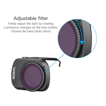 Mavic Mini Filter CPL Polarizirajočega Filtri Nastavljiv ND Objektiv ND4 8 16 32 64 PL za DJI Mavic Mini Brnenje dodatno Opremo Fotoaparata