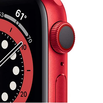 Novi Originalni Apple Gledati Serije 6 GPS 40 MM/44 MM, RDEČE - Aluminijasto Ohišje z (Product) RED - Šport Band