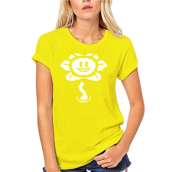 Moški Tshirt Flowey Design Undertale Unisex Majica Natisnjeni T-Shirt Tees Vrh
