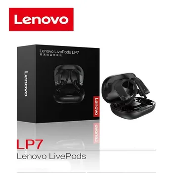 Original Lenovo LP7 TWS Bluetooth 5.0 Čepkov Res Brezžične Slušalke Z Dvojno Mic Slušalke Športne Slušalke Polnjenje Box