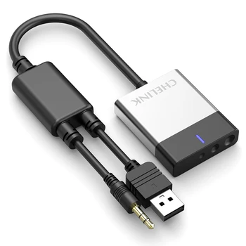 CHELINK Prostoročno AUX Bluetooth Car Kit AMI/MDI/MMI Audio Interface Adapter za Avto Bluetooth Auto z USB Vtičnica, 3.5 Kabel za BMW