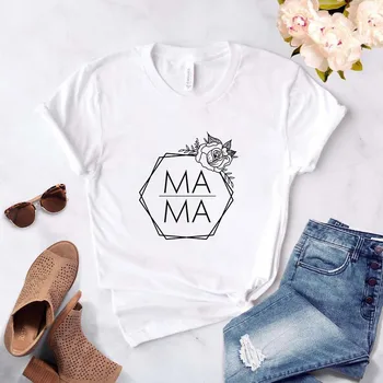 2021 Ženske Modi Mama tshirt Priložnostne Smešno t shirt Darilo Za Lady Yong Dekle Vrhovi tee shirt femmeT-majice