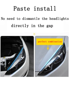 2pcs Zaporedno DRL LED Trak Vključite Opozorilne Luči Prilagodljive Za Opel Astra H J G Corsa D C Insignia Vectra B Zafiri Mokka Meriva