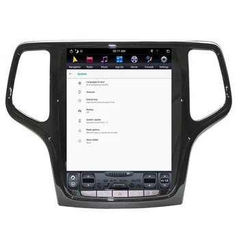 Za Jeep Grand Cherokee-2018 Android Radio Večpredstavnostna Avtomobilski Kasetni Diktafon s Stereo Igralec Tesla PX6 GPS Navi Vodja Enote
