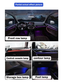 Auto Za BMW X3 G01 2017-2021 Zaslon nadzor Dekorativni Okoljske Svetlobe LED Vzdušje Lučka svetlobni Trakovi 11 barv