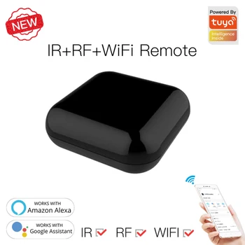 Tuya WiFi RF, IR Daljinski upravljalnik Univerzalno Aplikacijo Remote Control Glasovni Nadzor Programable DIY Smart Home Za Alexa googlova Domača stran