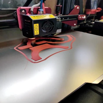 FLEXBED 3D Tiskalnik Deli 240x220mm Pomlad Jeklene Pločevine, Toplotno Posteljo Uporablja PEI Tiskanja Površine +Magnetni Osnove Za Anycubic Vroče Postelja