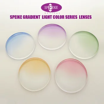 1.67 Gradient Svetlobe Barvne Leče Strokovno Prilagodite Kratkovidnost Postopno sončna Očala Leče Scrach Risistant UV-400