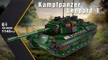 1:30 obsega WW2 vojaški Leopard 1 Glavni Bojni Tank MODEL batisbricks moc gradnik svetovni vojni nemška vojska opeke igrače