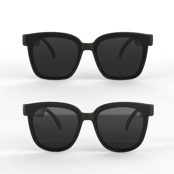 Bluetooth Smart Glasses Mikrofon Slušalke Directional Avdio Dotik Pametna Očala Glasbe Klic UV Zaščite, sončna Očala Šport