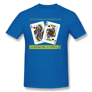 Sindikalne Karanteno Serije EssentialAnime Oblačila Oblikovanje Grafike Poker Kartico Bombaž Moški T-Shirt