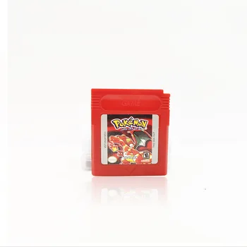 Novo 7 Klasični angleški Jezik GBC Pokémon Igra Kartice Serije Ruby Firered Smaragdno Safir Video Igre Kartuše Konzole Kartico