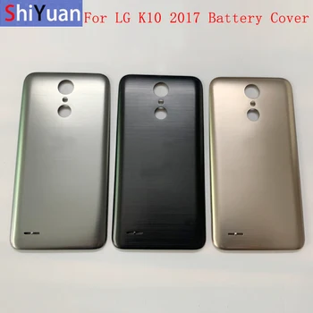 Baterija Primeru Zajema Zadnja Vrata Stanovanj Nazaj Primeru Za LG K10 2017 M250 Pokrovček Baterije Zadaj Okvir z Logotipom