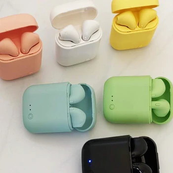 Mini TWS Brezžične Slušalke Bluetooth 5.0 Slušalke Mat Čepkov Slušalke Brezžične Slušalke za xiaomi iphone Polnjenje Box 2021