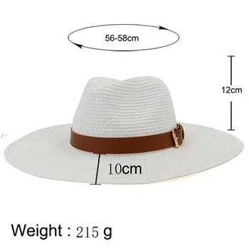 Enostavno zložljiv široko roba disketo dekle slamnati klobuk, slamnik plaži, dame poletje klobuk na prostem, potovanja klobuk moških in žensk nedelja klobuk