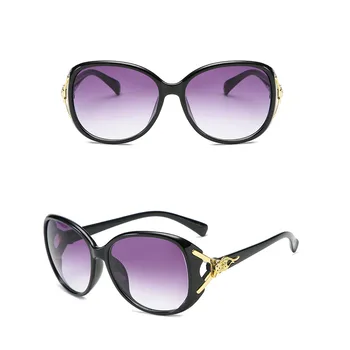 Ženske Prevelik Retro sončna Očala Odtenkih Modnih Očal UV400 Oblikovalec Velik Okvir sončna Očala Trendovski Stil Ulične