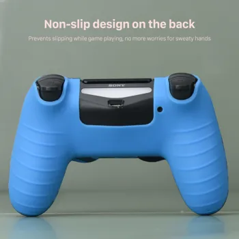 PS4/SLIM /pro Prikrivanje, Anti-Slip STUDDED Silikonski Primeru Zajema Kožo z 2xThumb Oprijem Skp za Dualshock 4 Krmilnik