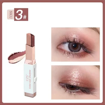 Korejski Kozmetika za Obraz Dveh Ton Senčilo Bar Lepoto Oči v Senci, Ličila Držijo Svinčnik Orodje Komplet 6 Barv
