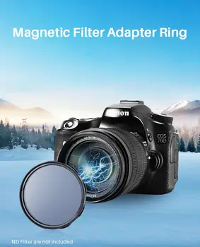 Magnetni Filter Adapter Ring za Fuji Obroči 67 mm 72 mm 77mm 82mm Filter Mikro 4/3 Makro Podaljšek Cevi Canon t2 gori eos 2000d