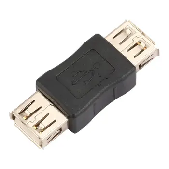 Visoka Kakovost USB 2.0 Tip A Ženski Ženski Spojnik USB Adapter Konektor F / F Pretvornika Uporabo v Razsvetljavo Vroče Prodaje