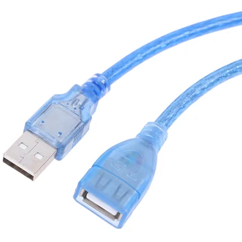 USB 2.0 Podaljšek Podaljšek Kabel, Moški-Ženski Kabel, Adapter Za 0,3 M/s 0,5 M/1M/1,5 M/2M Nova