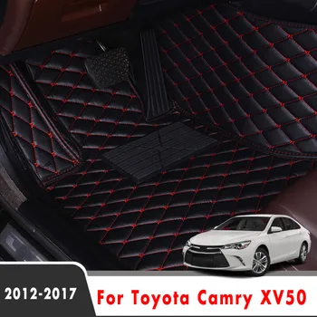 LHD Za Toyota Camry XV50 2017 2016 2013 2012 Avto predpražnike Dodatki, Usnje, Preproge Auto Notranje zadeve Styling Zaščito